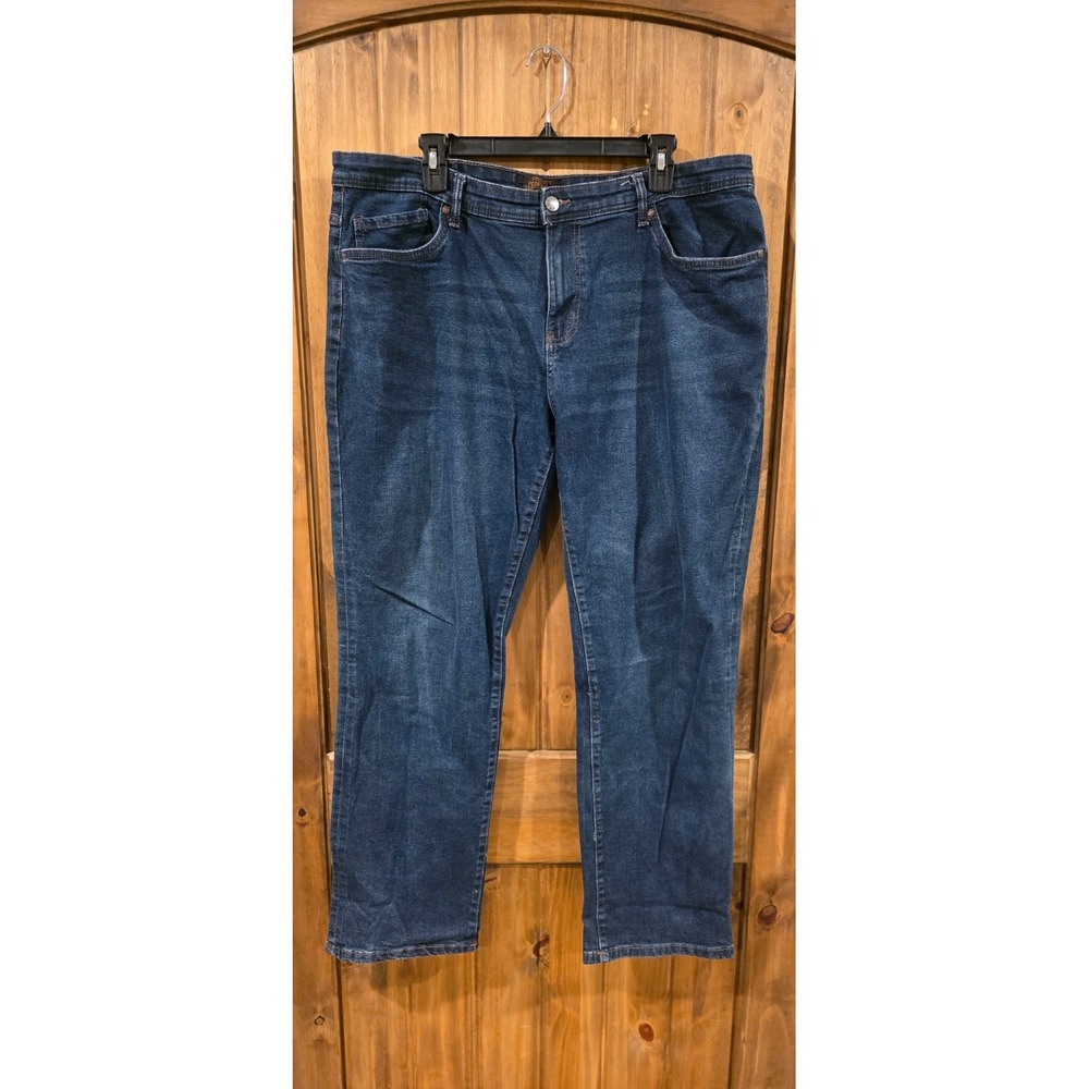 Copper & Oak Supply Co. Straight Jeans Mens W40 L32 Blue Denim 5-Pocket Design